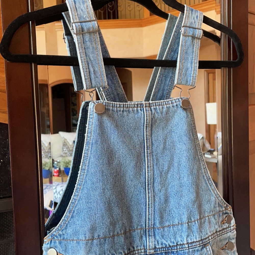 Adorable Billabong Jean Skirt + Overalls
